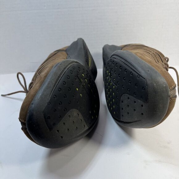 Clarks Wave Walk Shoes‎ Womens 9 M Wave Trek Low Sneakers 86509 Brown Leather - Picture 4 of 14